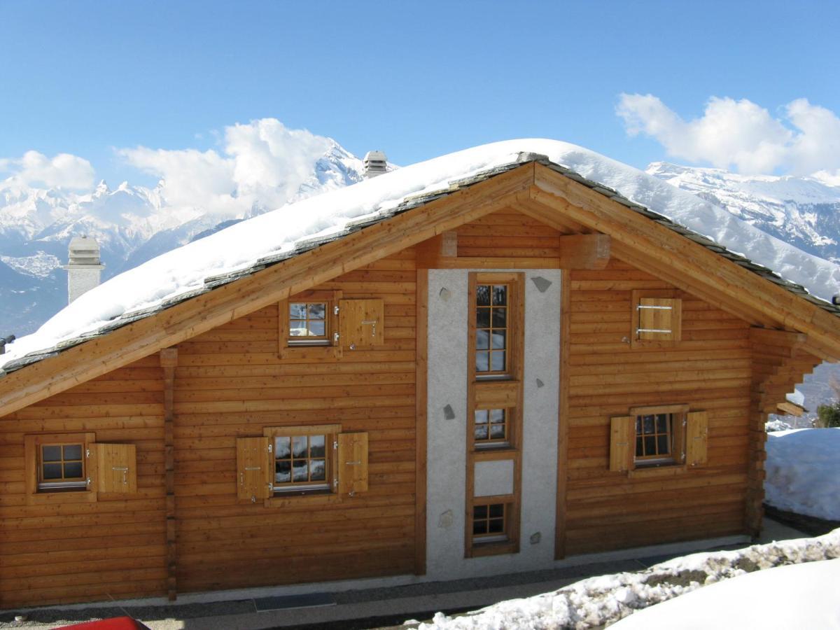 Christoph Standing & Calm Chalet 10 Pers By Alpvision Residences Veysonnaz Eksteriør bilde