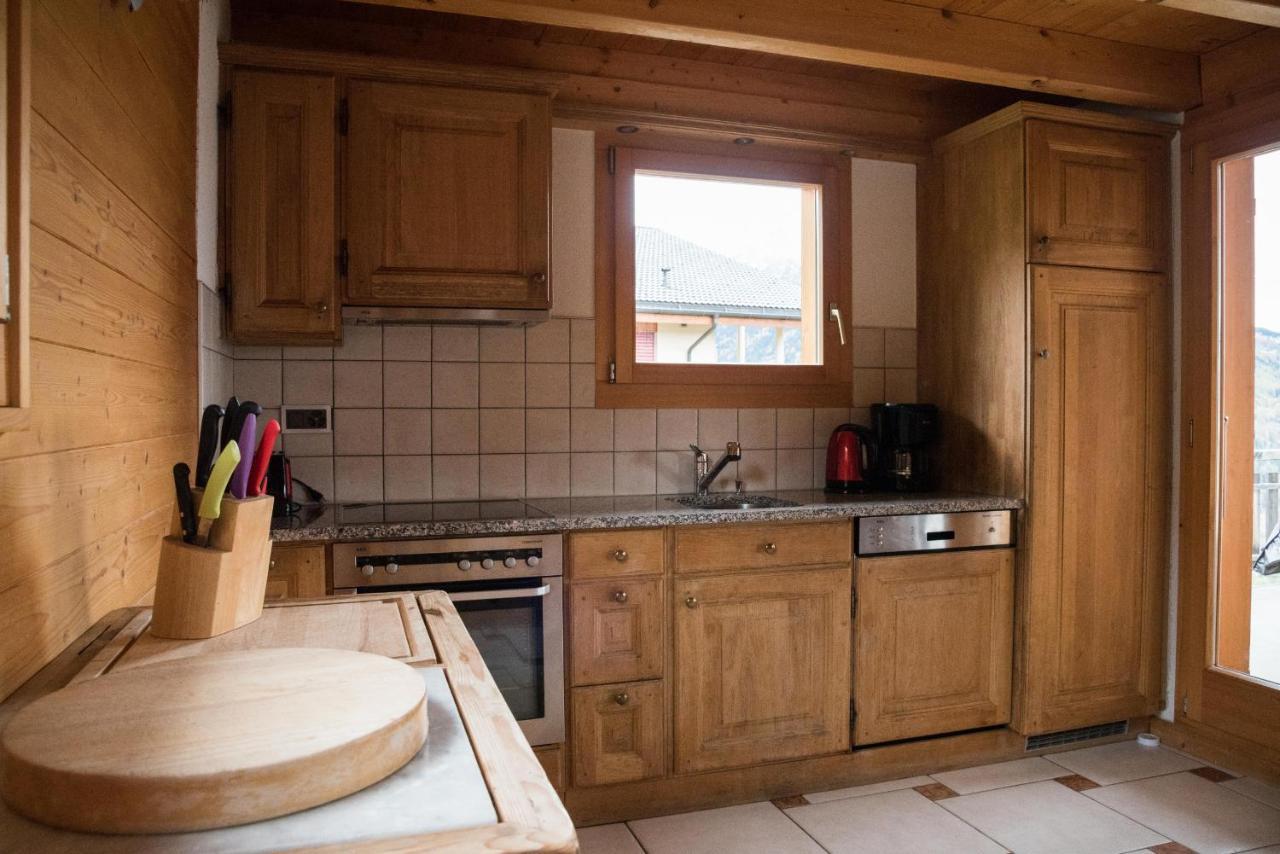 Christoph Standing & Calm Chalet 10 Pers By Alpvision Residences Veysonnaz Eksteriør bilde